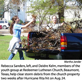 Hurricane Rita cleanup