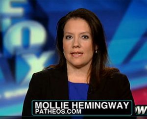 Mollie Ziegler Hemingway, an LCMS member and media critic who helped spotlight mainstream reporters’ lack of coverage of the murder trial of Philadelphia abortion doctor Kermit Gosnell, talks with Fox News host Megyn Kelly April 12. 