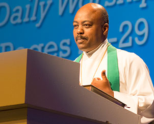 The Rev. Dr. Tilahun Mendedo, a native of Ethiopia and president of Concordia College, Selma, Ala., preaches a July 22 Morning Prayer sermon on Acts Chapter 8.