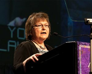 LWML President Kay Kreklau said the auxiliary "must continue in Bible study and prayer," and she encouraged members to "focus on missions, not meetings." (Lutheran Women's Missionary League/BBM Photo)