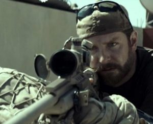 In Clint Eastwood’s film "American Sniper," the central character, Chris Kyle (Bradley Cooper), struggles to find a balance between his family life and his military career.