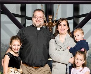 The Rev. Eric Stinnett and his family — clockwise, from top: wife Johanna and children Luke, Naomi and Rachael — are going from rural Montana to bustling Addis Ababa, Ethiopia. "There is a place and a role for every single LCMS member in America in foreign missions," Stinnett says, whether they choose to serve or support those who do. (LCMS/Erik M. Lunsford)