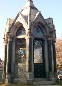 The ornate Walther Mausoleum, which holds the remains of first LCMS President Rev. Dr. C.F.W. Walther and his wife, Emilie, was built in 1892. It is located in Concordia Cemetery in South St. Louis. (Concordia Historical Institute)