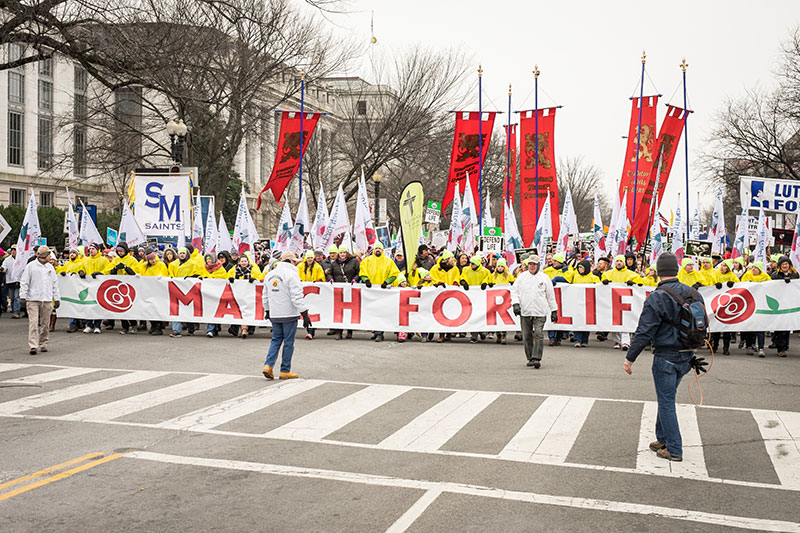 Lutherans lead this year’s 2016 March for Life Jan. 22 in Washington, D.C. (Michael Schuermann for LCMS Communications)