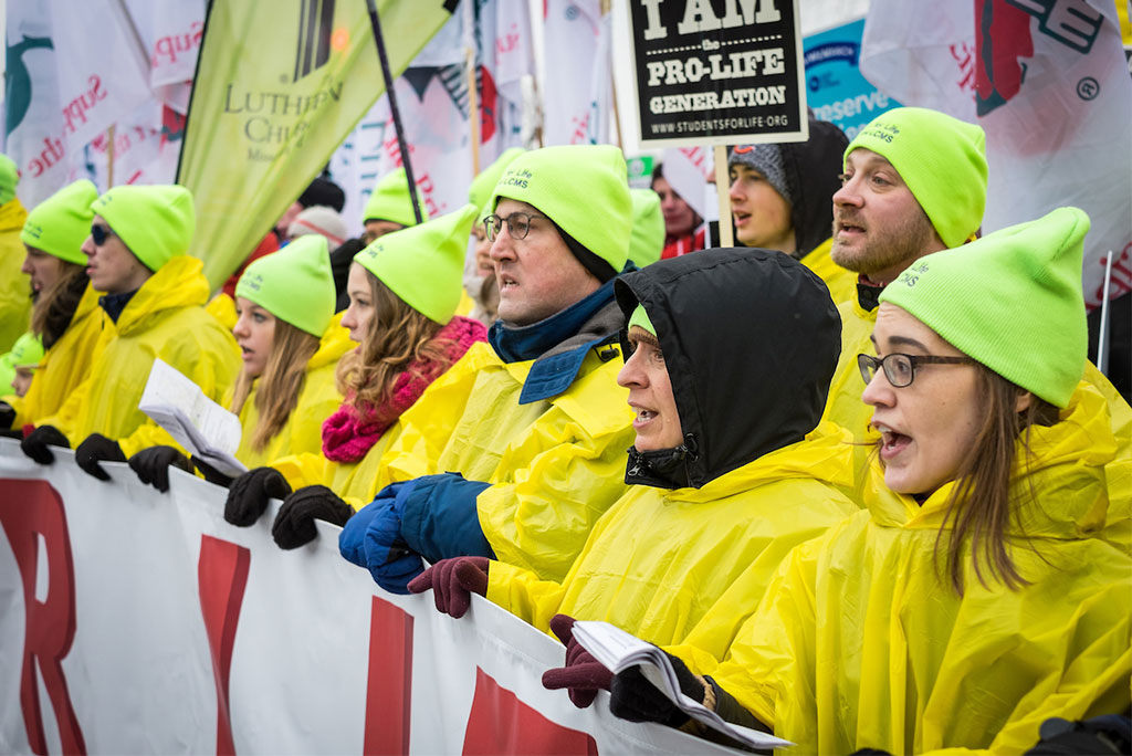 Lutherans lead the 2016 March for Life on Jan. 22 in Washington, D.C. The 2017 March for Life is Jan. 27 in Washington, D.C., and the LCMS Life Conference is Jan. 27-29 in Arlington, Va. (Michael Schuermann for LCMS Communications)