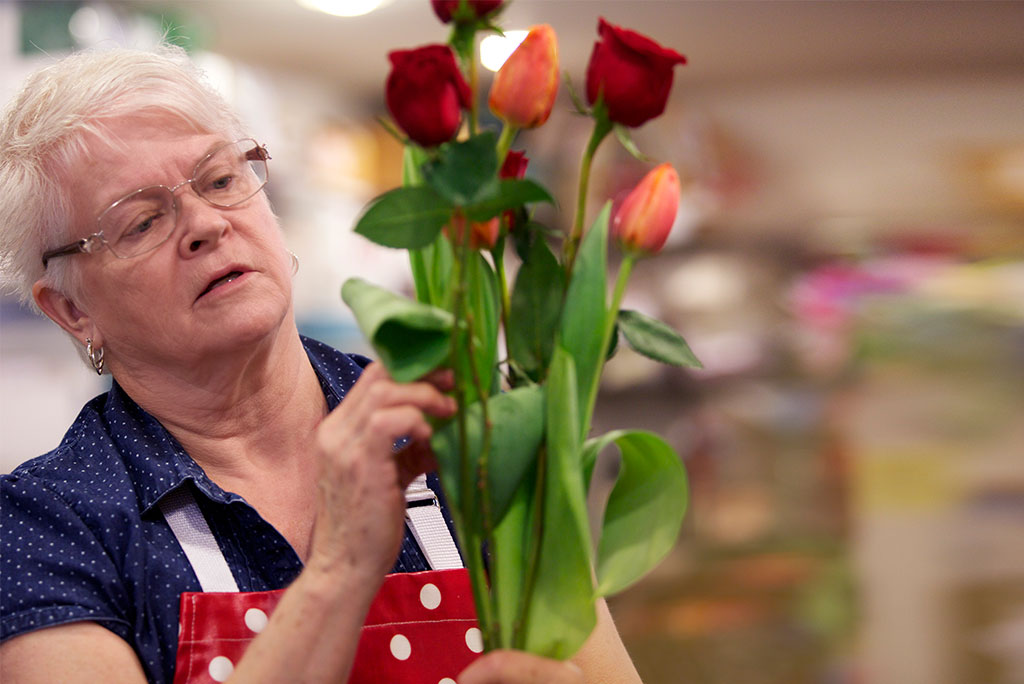 Barronelle Stutzman of Arlene's Flowers