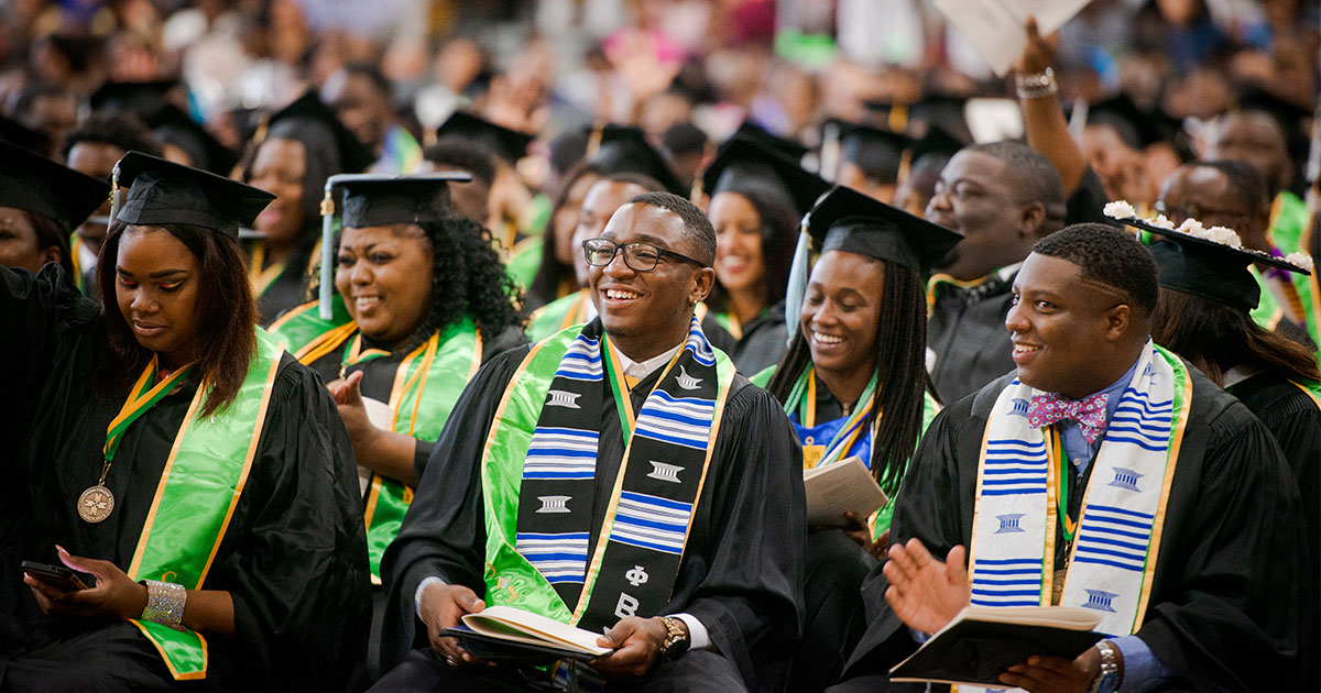 Concordia College Alabama held its 92nd and final graduation ceremony on Saturday, April 28, in Selma, Ala. Founded in 1922, the historically black Lutheran college closed following the ceremony after a multi-year effort to stay open. (LCMS/Erik M. Lunsford)