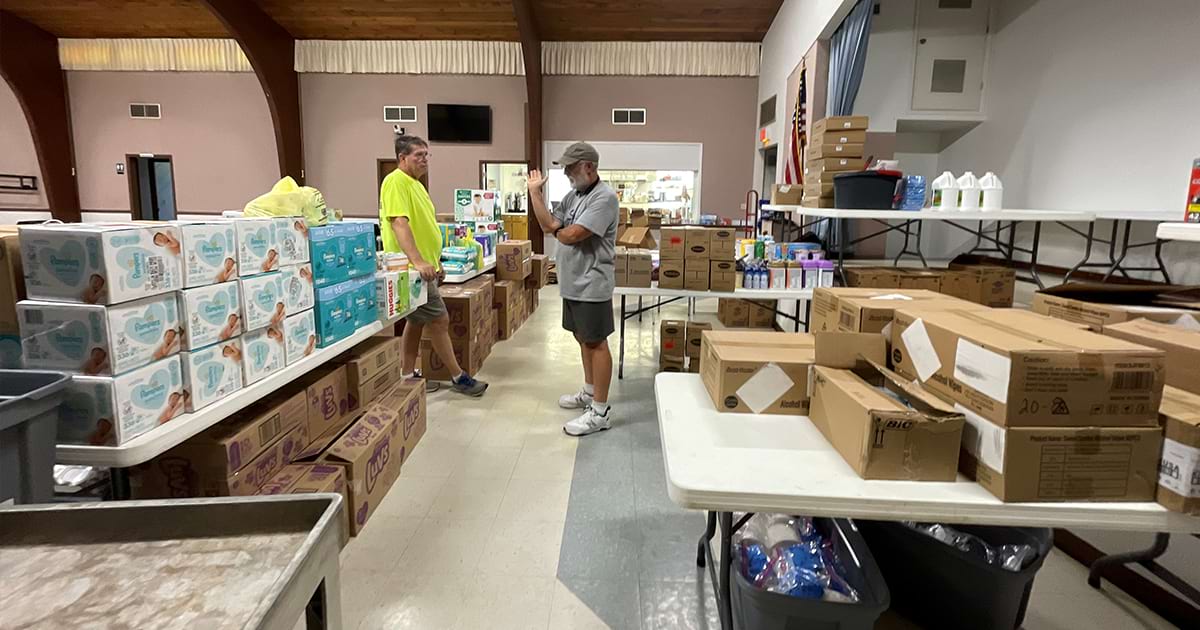 Hurricane Ian supply distribution begins