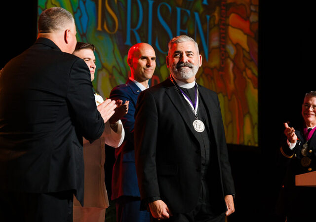 Rear Admiral Rev. Dr. Gregory N. Todd, CHC, USN (Ret.), received the Silver St. Martin of Tours Medal from LCMS Ministry to the Armed Forces on Tuesday, July 21, during the 69th Regular Convention of The Lutheran Church—Missouri Synod in Phoenix.