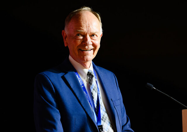 WELS President Rev. Mark Schroeder speaks during the 69th Regular Convention of The Lutheran Church—Missouri Synod in Phoenix on Monday, July 20. (LCMS/Frank Kohn)
